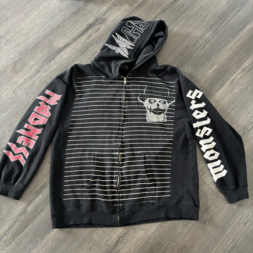 Freshjive Monsters Of Madness Special Edition Hoodie XXL Zip Jacket Made in USA